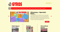 Desktop Screenshot of eatmoregyros.com